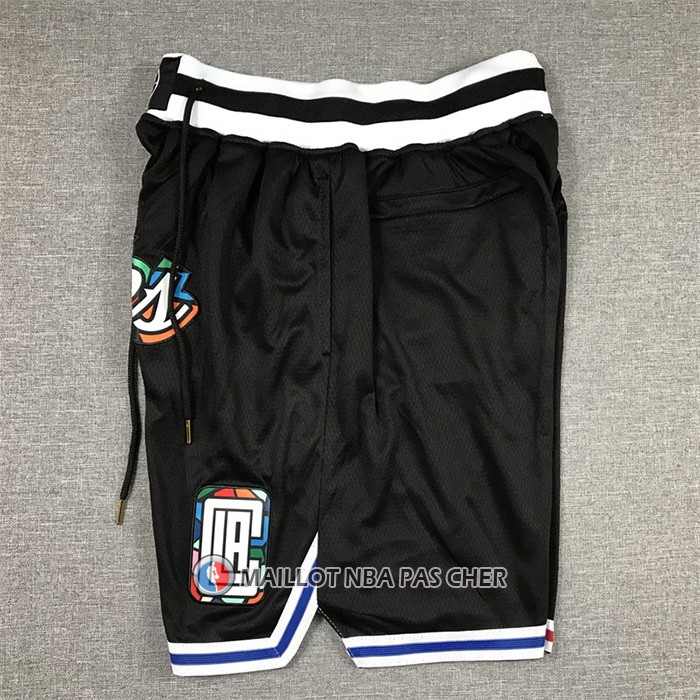 Short Los Angeles Clippers Ville Just Don 2022-23 Noir